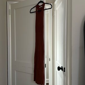 Burnt orange Body con Abercrombie sweater dress